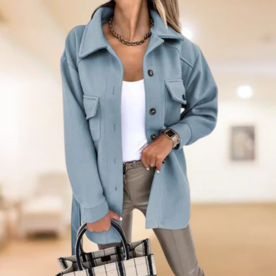 Lara | Women's Elegant Warm Trench Coat-Metro Lane Plaza