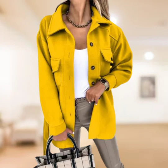 Lara | Women's Elegant Warm Trench Coat-Metro Lane Plaza