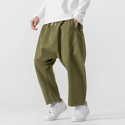 Men's Drop Crotch Pants - Stylish & Comfortable-Metro Lane Plaza