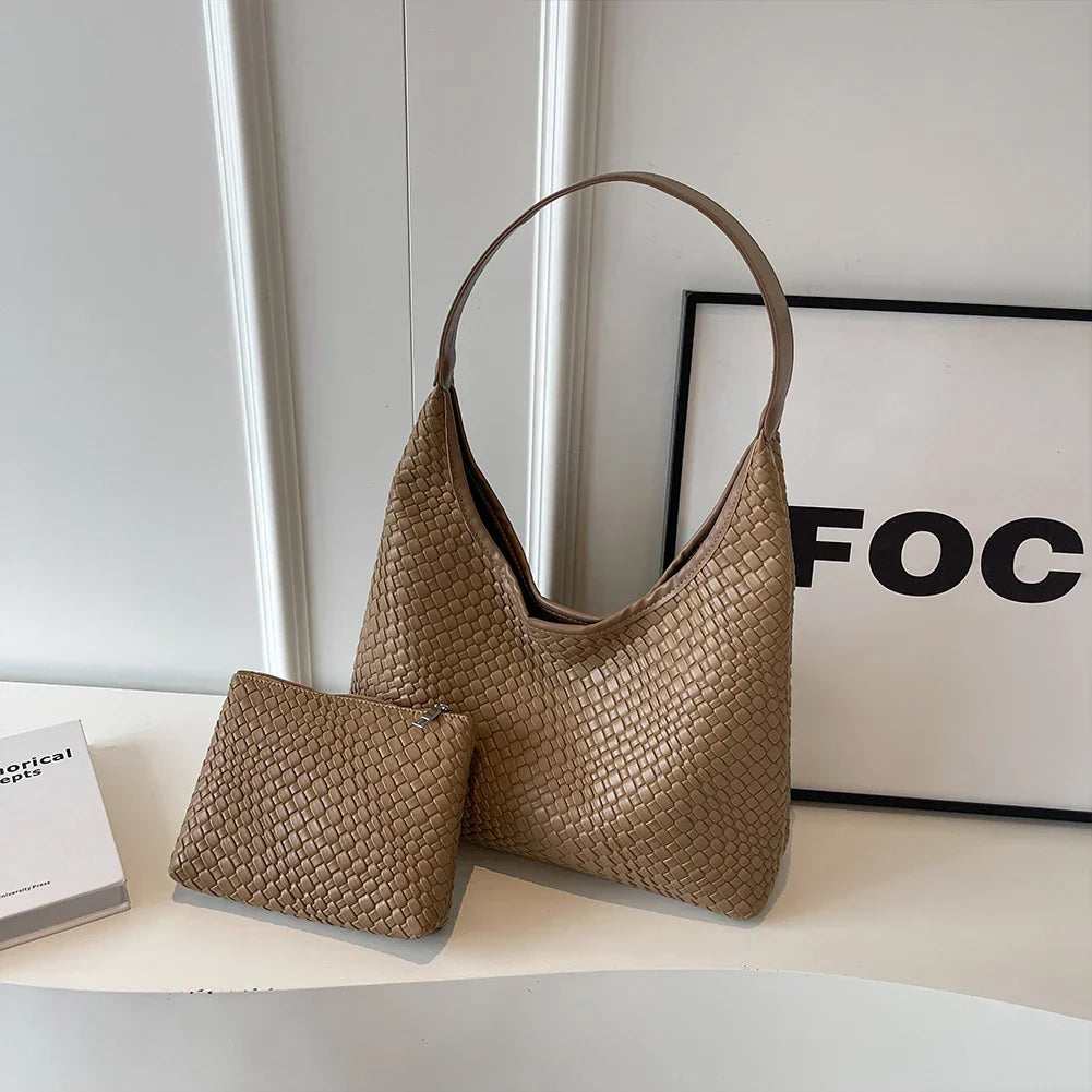 Benita | Women's Vegan Shoulder Bag with Pouch-Metro Lane Plaza
