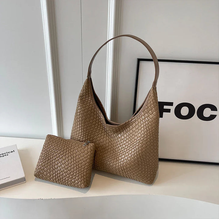 Benita | Women's Vegan Shoulder Bag with Pouch-Metro Lane Plaza