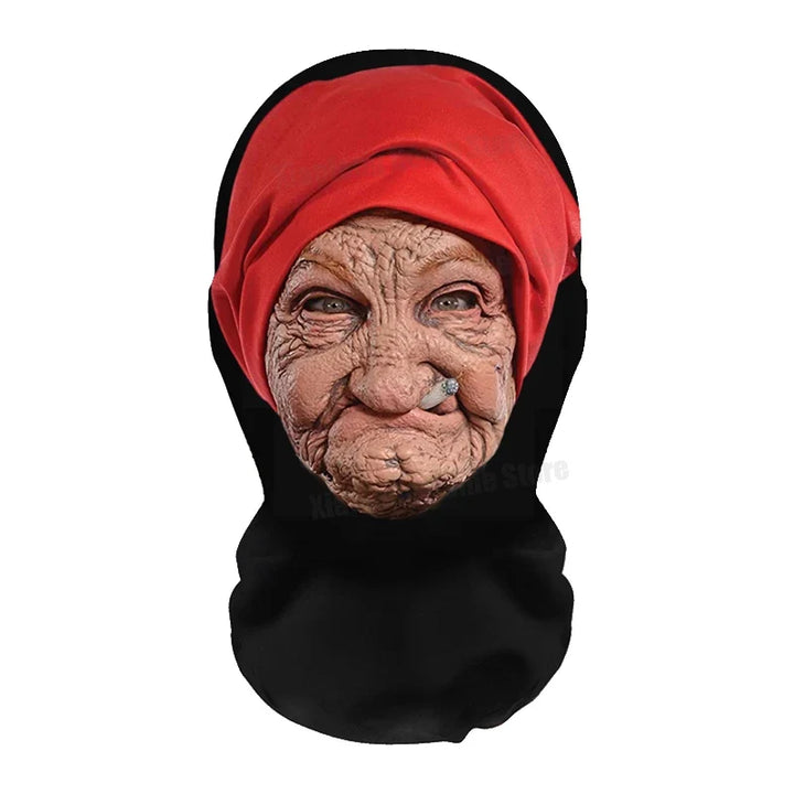 Máscara realista de cosplay para o Halloween | adereço assustador de fantasia e disfarce