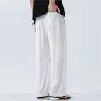 Men's Linen Pants - Lightweight & Stylish Summer Trousers-Metro Lane Plaza