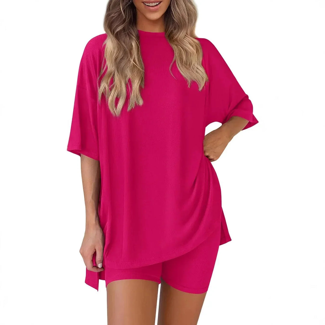 Sophia | Women's Relaxed Summer Two-Piece Outfit-Metro Lane Plaza