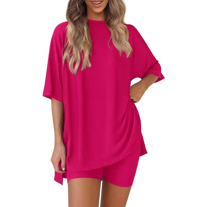 Sophia | Women's Relaxed Summer Two-Piece Outfit-Metro Lane Plaza