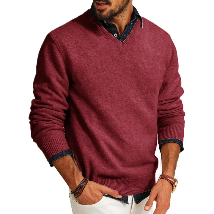 Herrenpullover aus Wollmischung