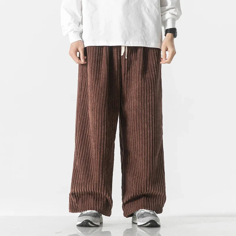 Men's Corduroy Sweatpants for Comfort and Style-Metro Lane Plaza
