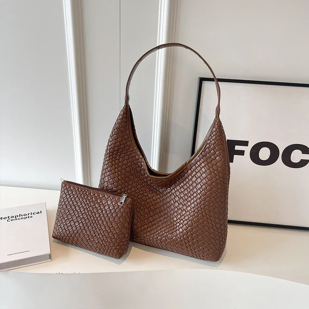 Benita | Women's Vegan Shoulder Bag with Pouch-Metro Lane Plaza