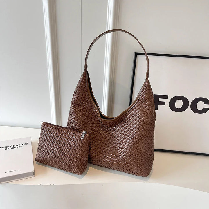 Benita | Women's Vegan Shoulder Bag with Pouch-Metro Lane Plaza