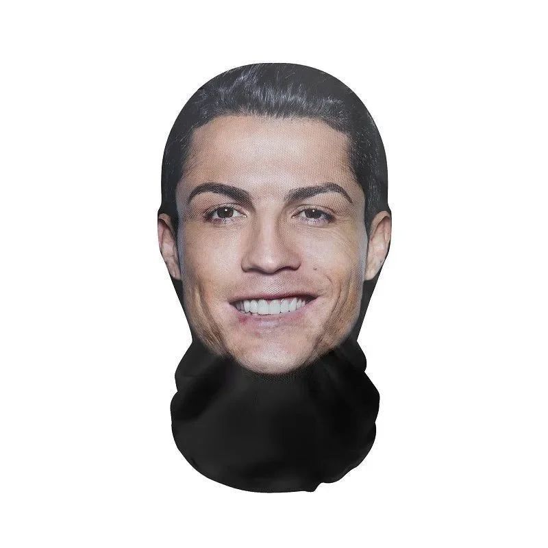 Masque réaliste imprimé en 3D pour Halloween, accessoire de cosplay et de tenue hip-hop