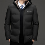 Men's Duck Down Jacket - Lightweight Insulated Outerwear-Metro Lane Plaza