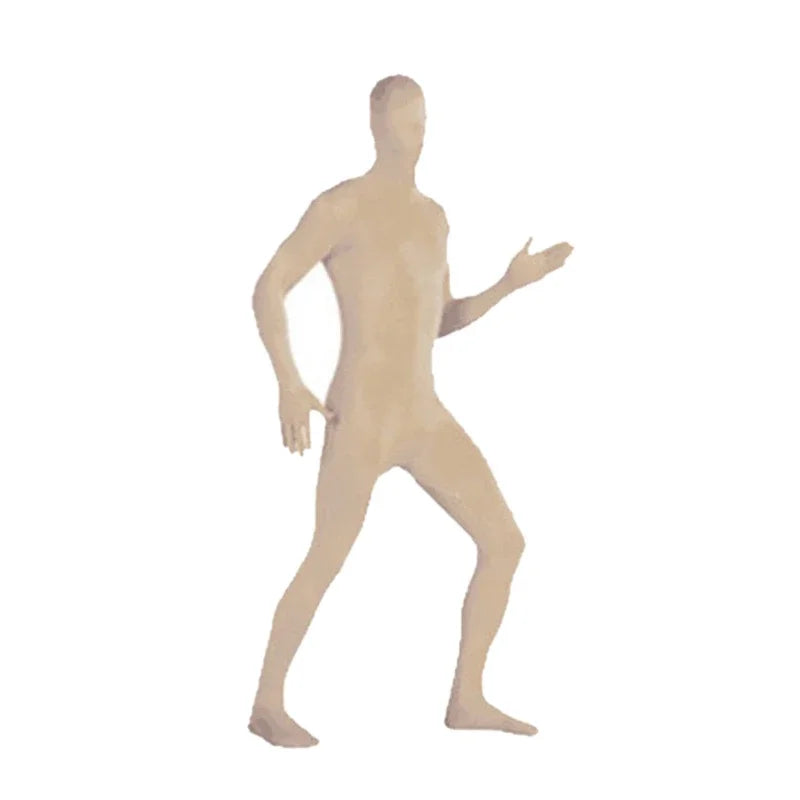 Unsichtbarer Ganzkörperanzug für Cosplay zu Halloween