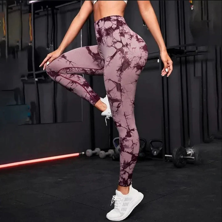 Women's High Waist Seamless Yoga Pants, Push-Up Sports Leggings
