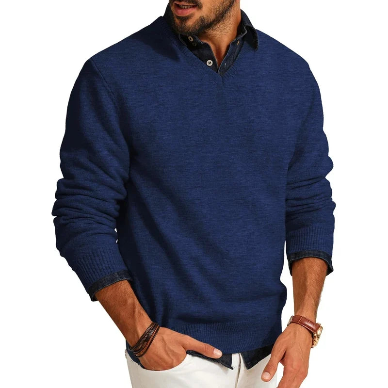 Herrenpullover aus Wollmischung