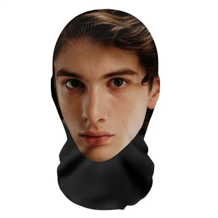 Máscara engraçada de rosto completo impressa em 3D para o Halloween, adereço de cosplay e fantasia