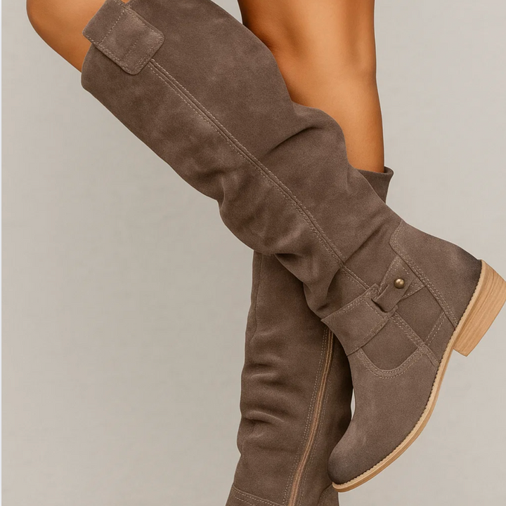 Women's Suede Boots | Elegant and Comfortable-Metro Lane Plaza