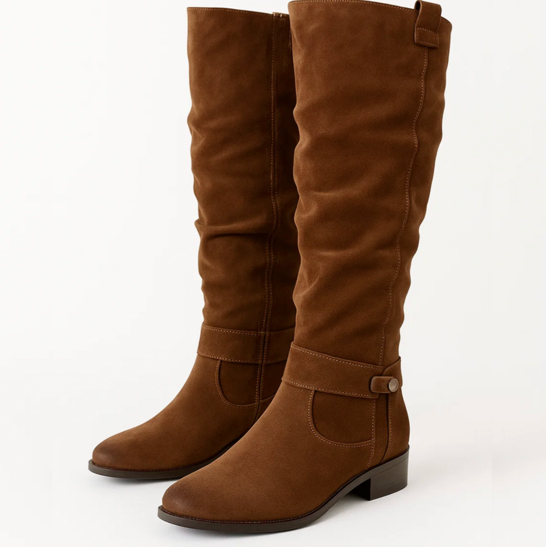 Women's Suede Boots | Elegant and Comfortable-Metro Lane Plaza