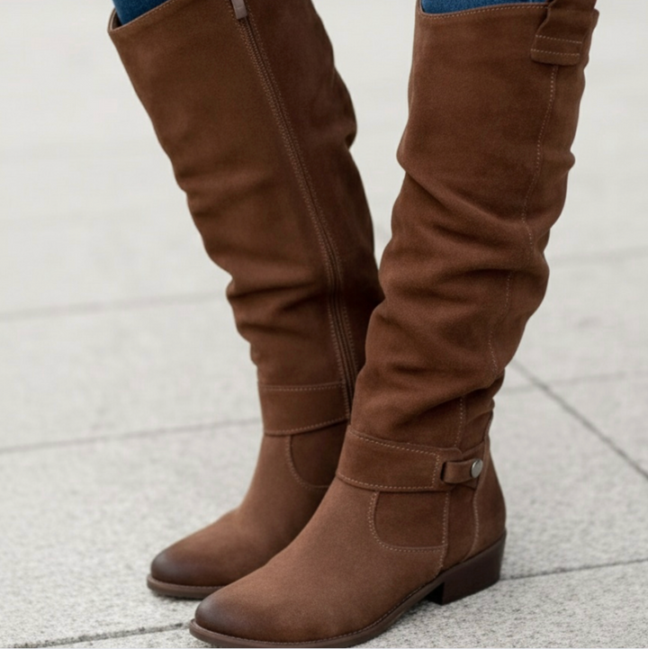 Women's Suede Boots | Elegant and Comfortable-Metro Lane Plaza