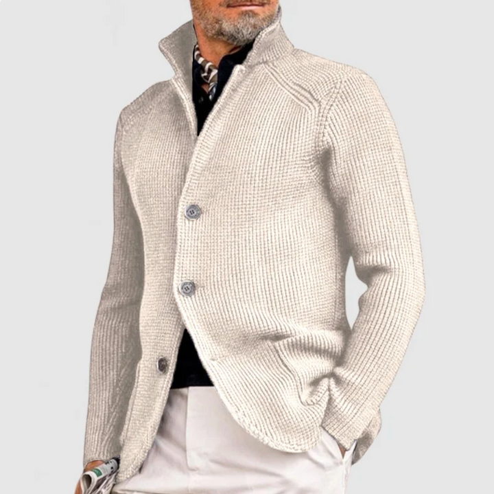 Cárdigan de algodón para hombre, cómodo y elegante