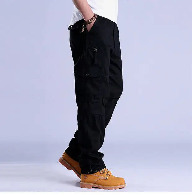 Men's Ripstop Cotton Cargo Trousers-Metro Lane Plaza