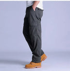 Men's Ripstop Cotton Cargo Trousers-Metro Lane Plaza