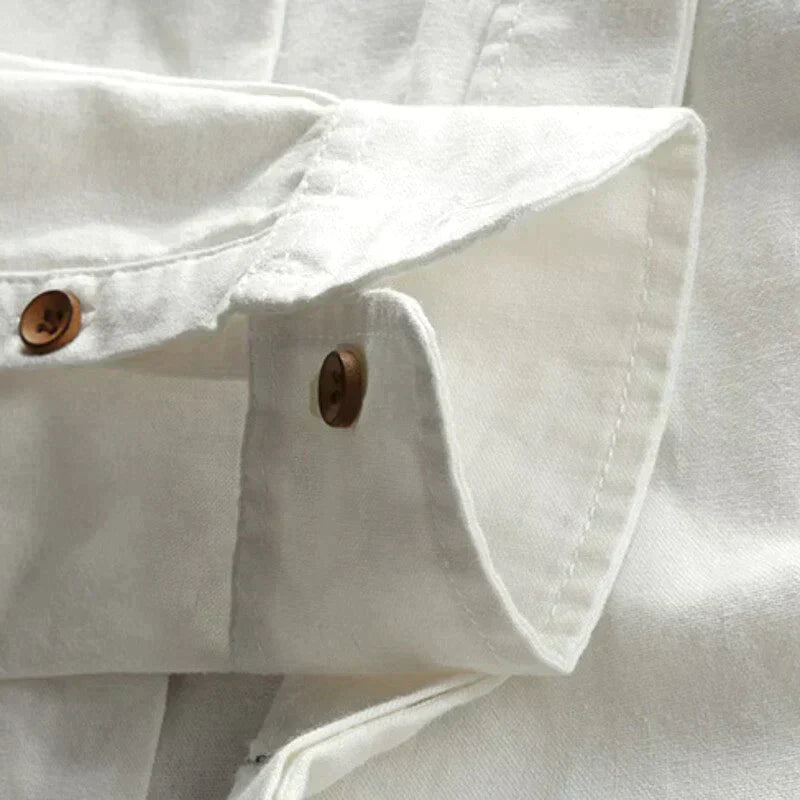 Men's Cotton-Polyester Katana Style Shirt-Metro Lane Plaza