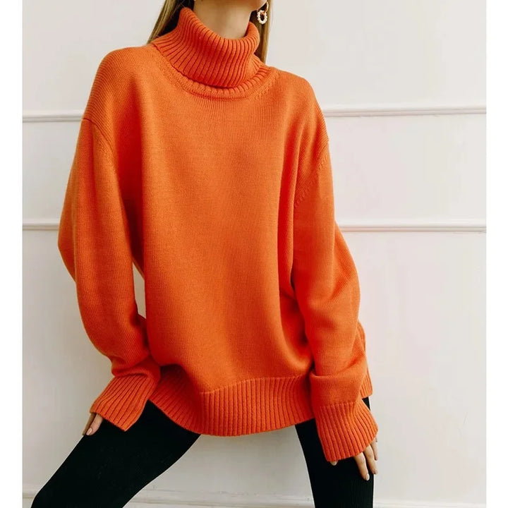 Damen-Rollkragenpullover