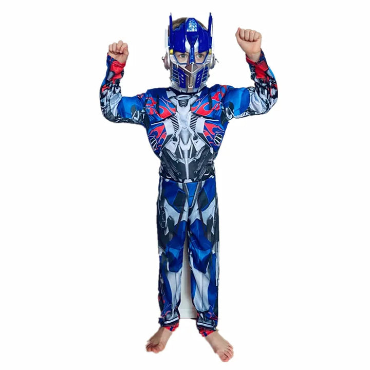 Muskeltransformer-kostume til børn, polstret karakterkostume