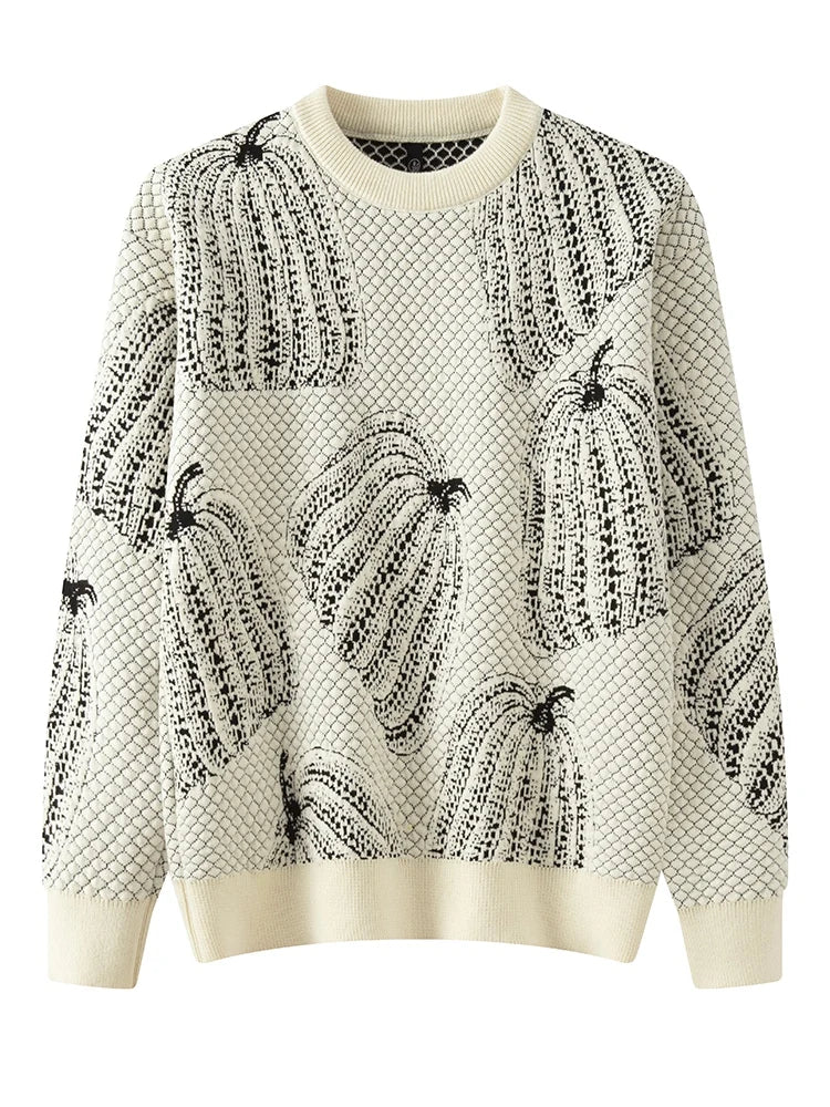 Maglione da uomo in maglia fantasia