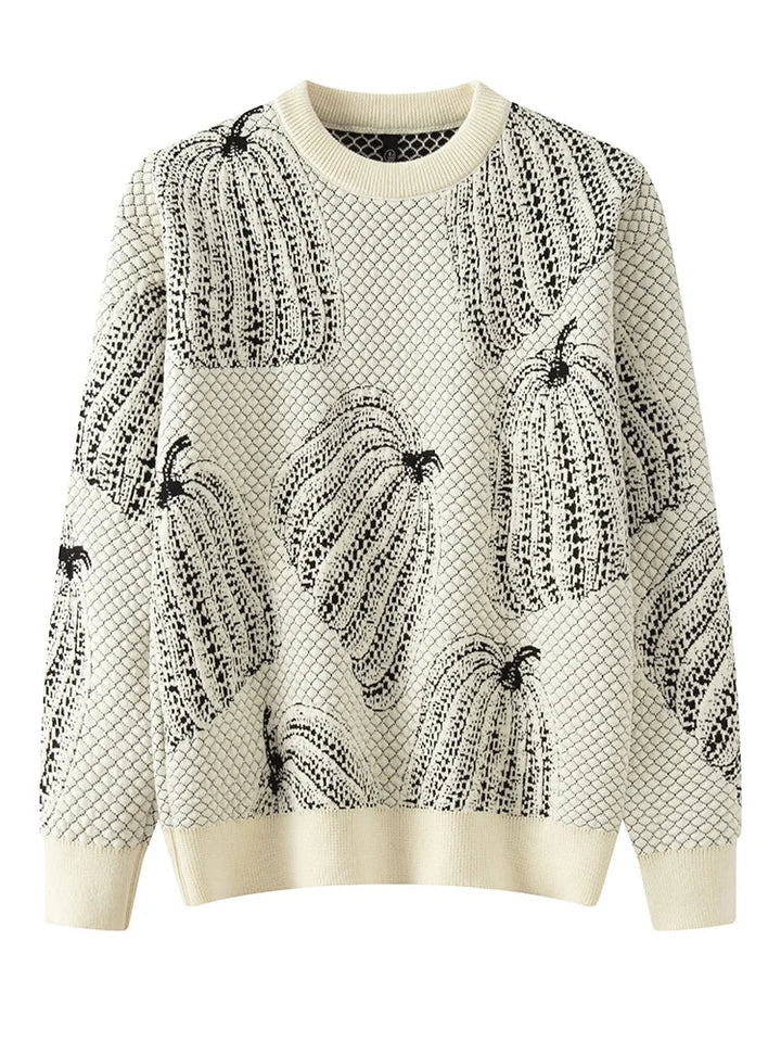 Maglione da uomo in maglia fantasia