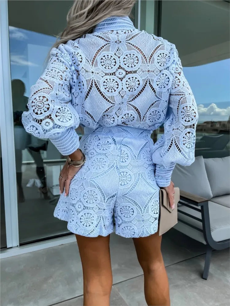 Eliza | Women's Lace Summer Outfit-Metro Lane Plaza