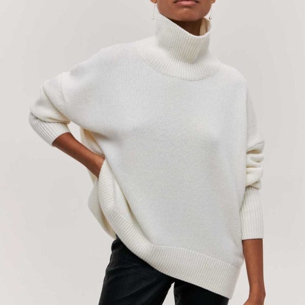 Maglione da donna a collo alto
