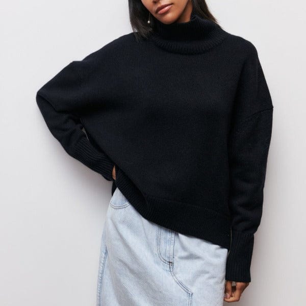 Maglione da donna a collo alto