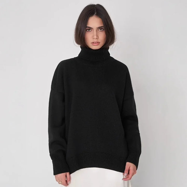 Damen-Rollkragenpullover