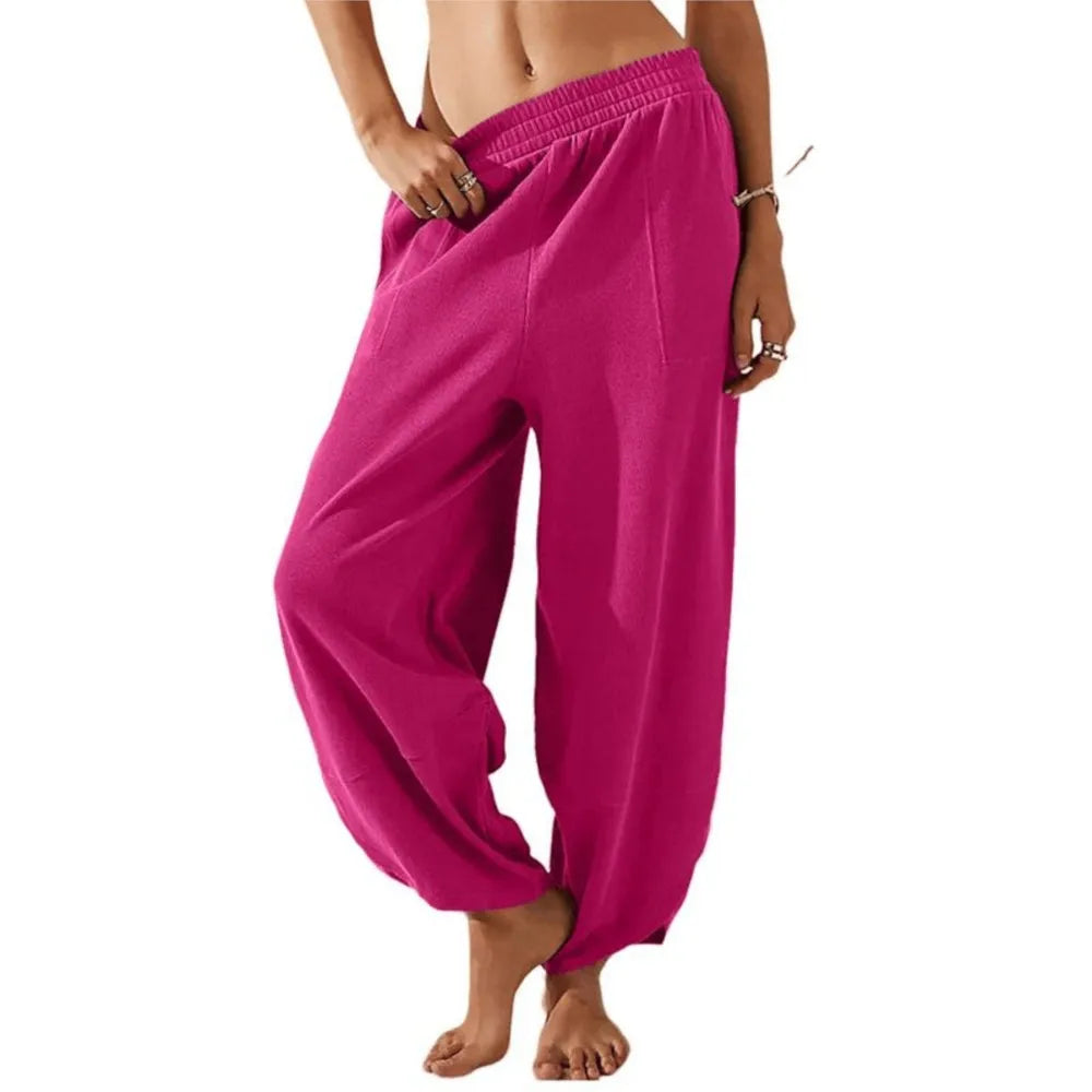 Sophia | Women's Wide-Leg Trousers-Metro Lane Plaza