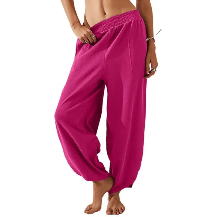 Sophia | Women's Wide-Leg Trousers-Metro Lane Plaza