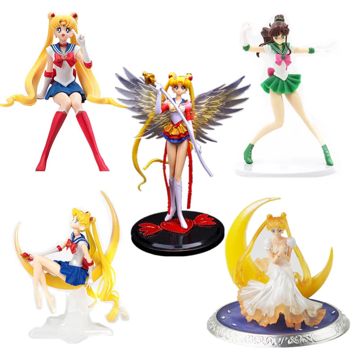 Sailor Moon-animefiguur voor kinderen - Jupiter- en Venus-konijnenpop