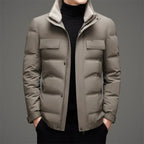 Men's Down Jacket - Stylish and Warm Winter Outerwear-Metro Lane Plaza