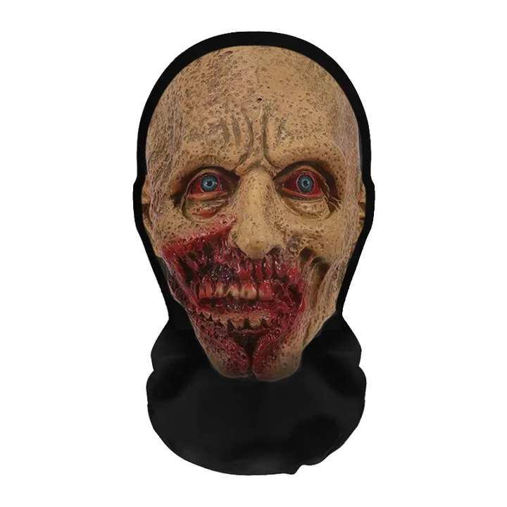 Conjunto divertido de peruca e máscara de cosplay para o Halloween, acessórios criativos para a cabeça e adereços de fantasia