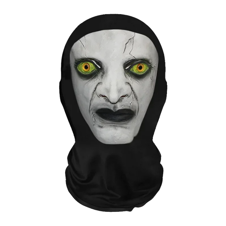 Conjunto divertido de peruca e máscara de cosplay para o Halloween, acessórios criativos para a cabeça e adereços de fantasia
