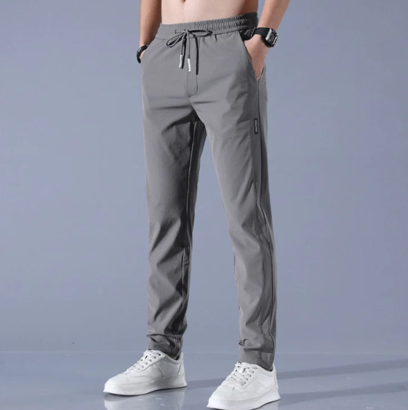 Sebastian | Men's Elegant Comfort Stretch Pants-Metro Lane Plaza