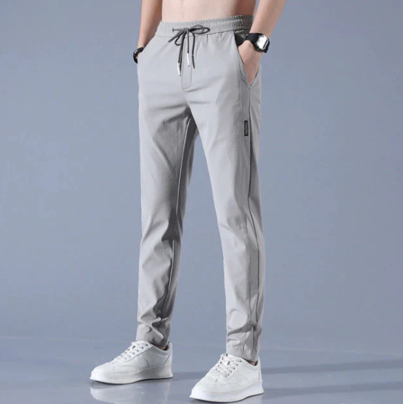 Sebastian | Men's Elegant Comfort Stretch Pants-Metro Lane Plaza
