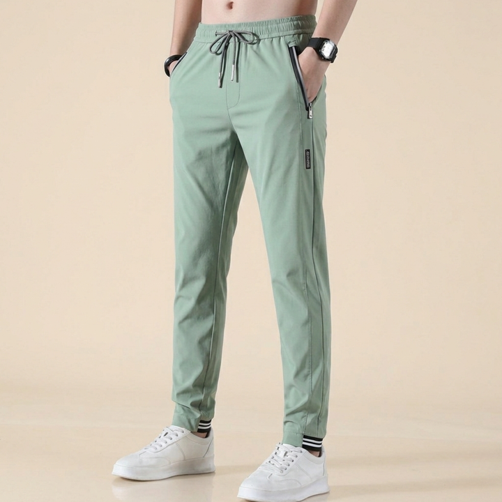 Sebastian | Men's Elegant Comfort Stretch Pants-Metro Lane Plaza