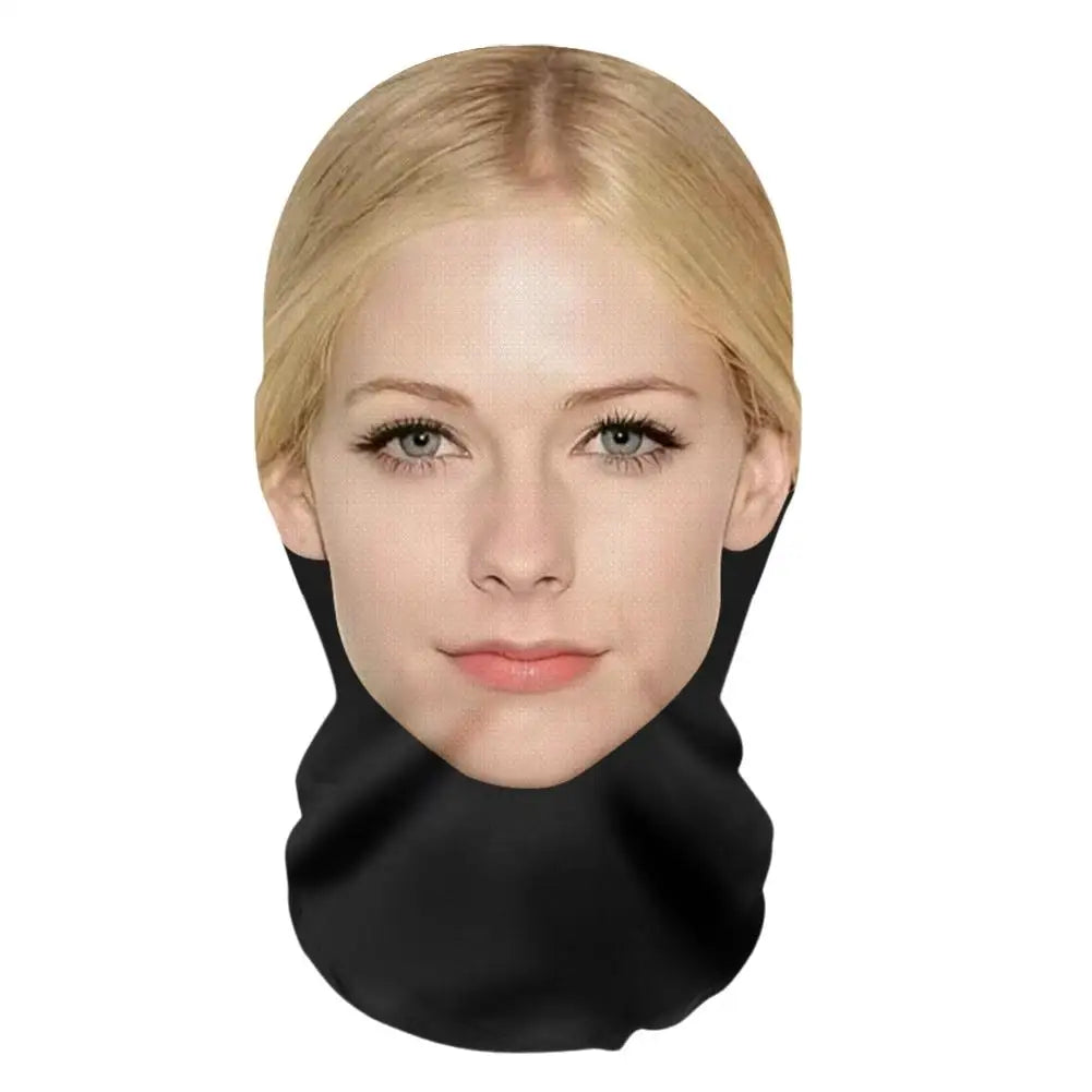 Máscara engraçada de rosto completo impressa em 3D para o Halloween, adereço de cosplay e fantasia
