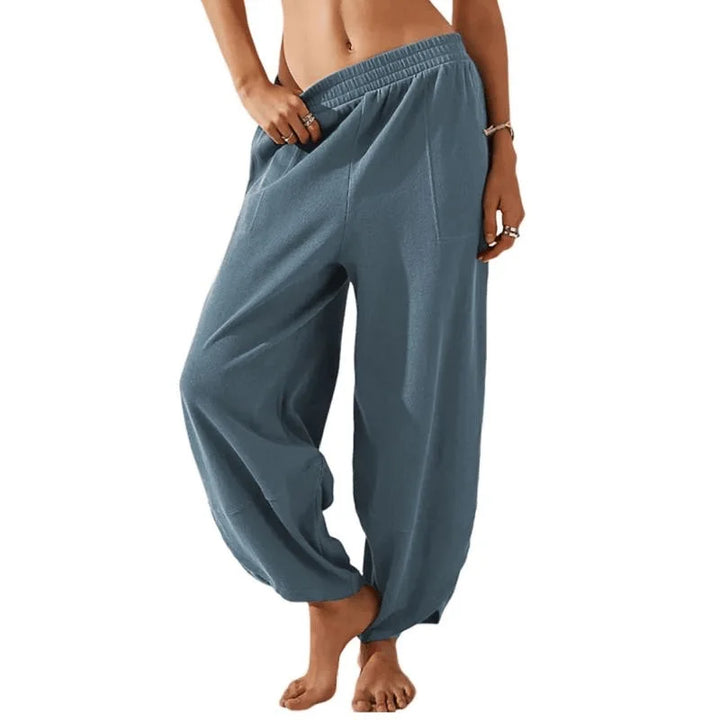 Sophia | Women's Wide-Leg Trousers-Metro Lane Plaza