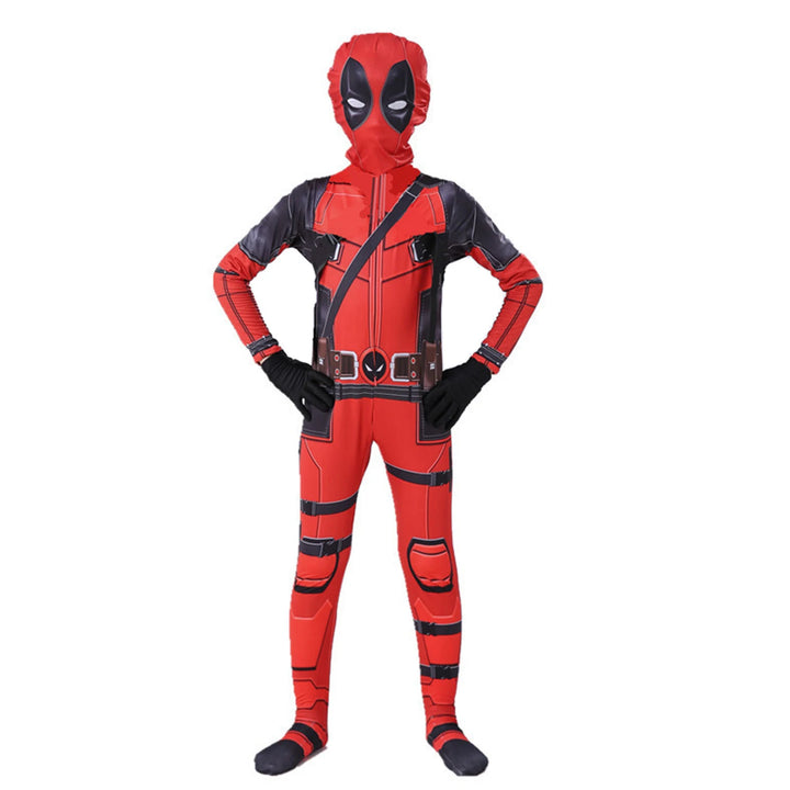 Deadpool-kostume i høj kvalitet til børn til halloween og cosplay