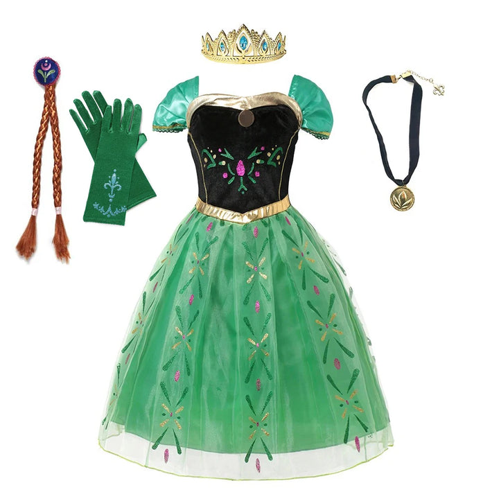 Prinsessekjole til piger – flot kostume til fødselsdagsfest