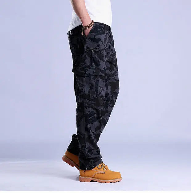 Men's Ripstop Cotton Cargo Trousers-Metro Lane Plaza