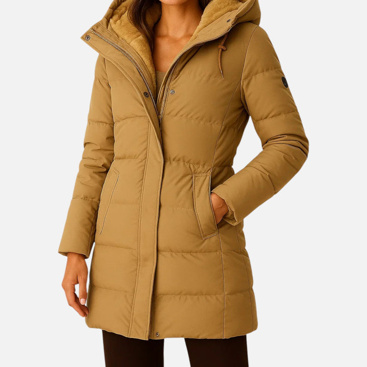Isla | Women's Chic and Cozy Down Jacket-Metro Lane Plaza
