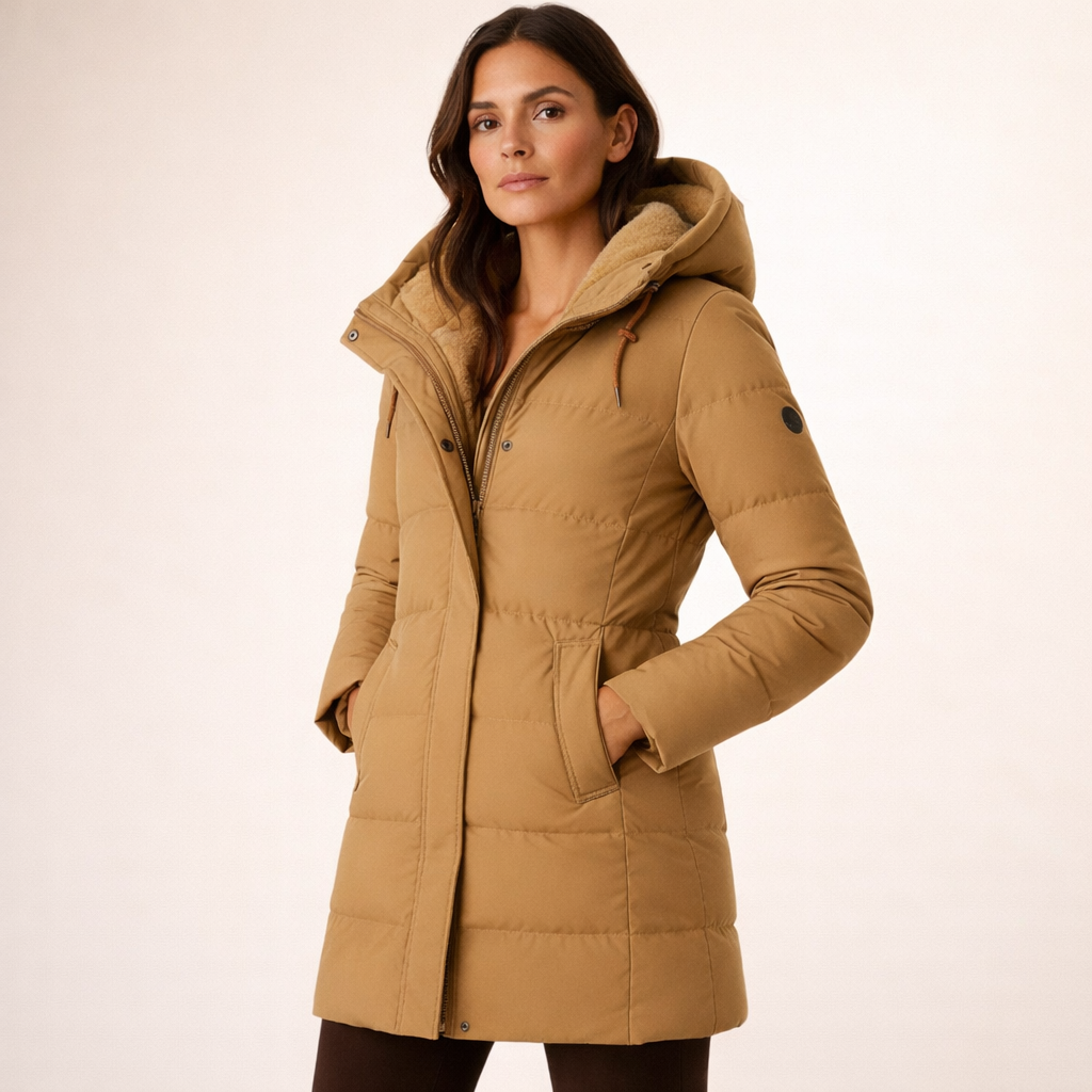 Isla | Women's Chic and Cozy Down Jacket-Metro Lane Plaza